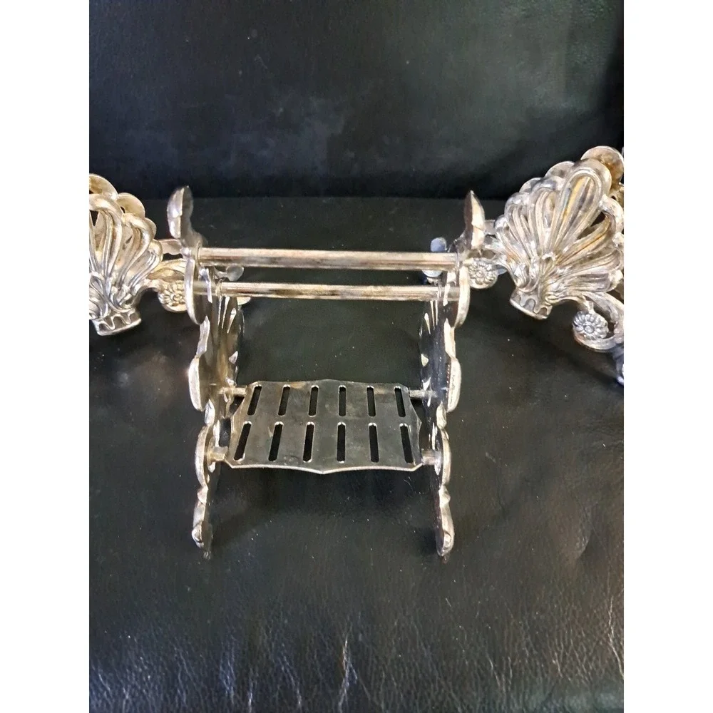 Vintage Baroque Style Silver‎ Plated Buffet Caddies